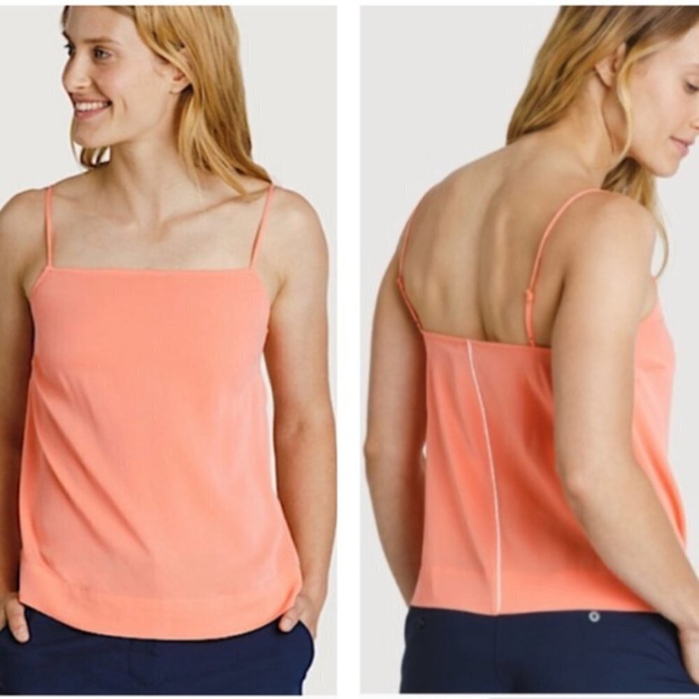 Kit and Ace Bike to Office Silk Cami in‎ Poppy Size 4